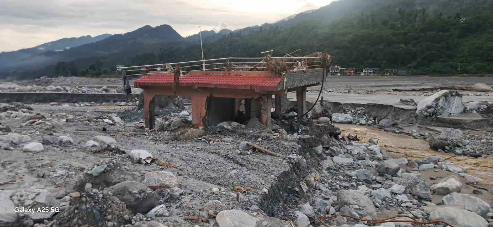 Bhotekoshi Flood in Rasuwa, Nepal