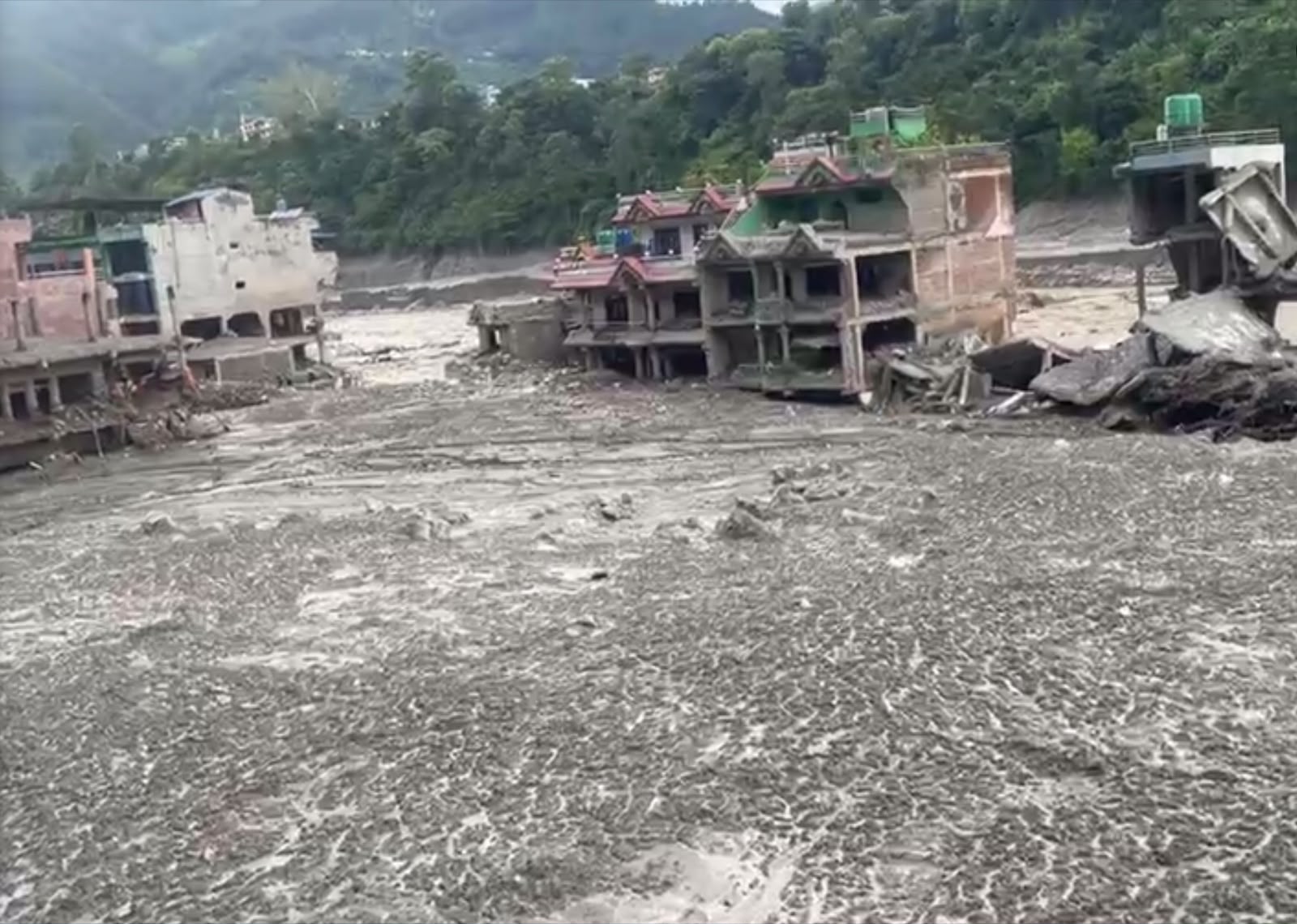 Bhotekoshi Flood in Rasuwa, Nepal