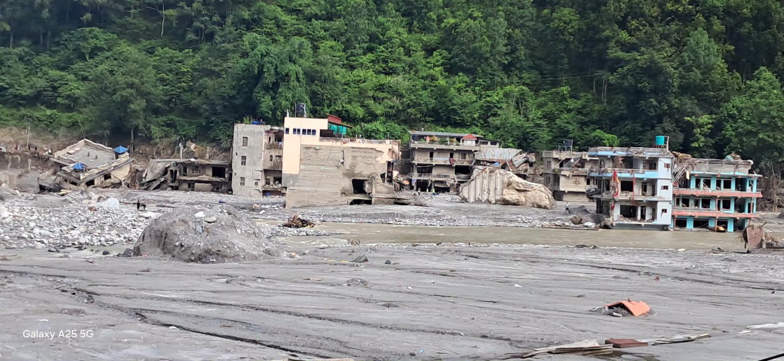 Bhotekoshi Flood in Rasuwa, Nepal
