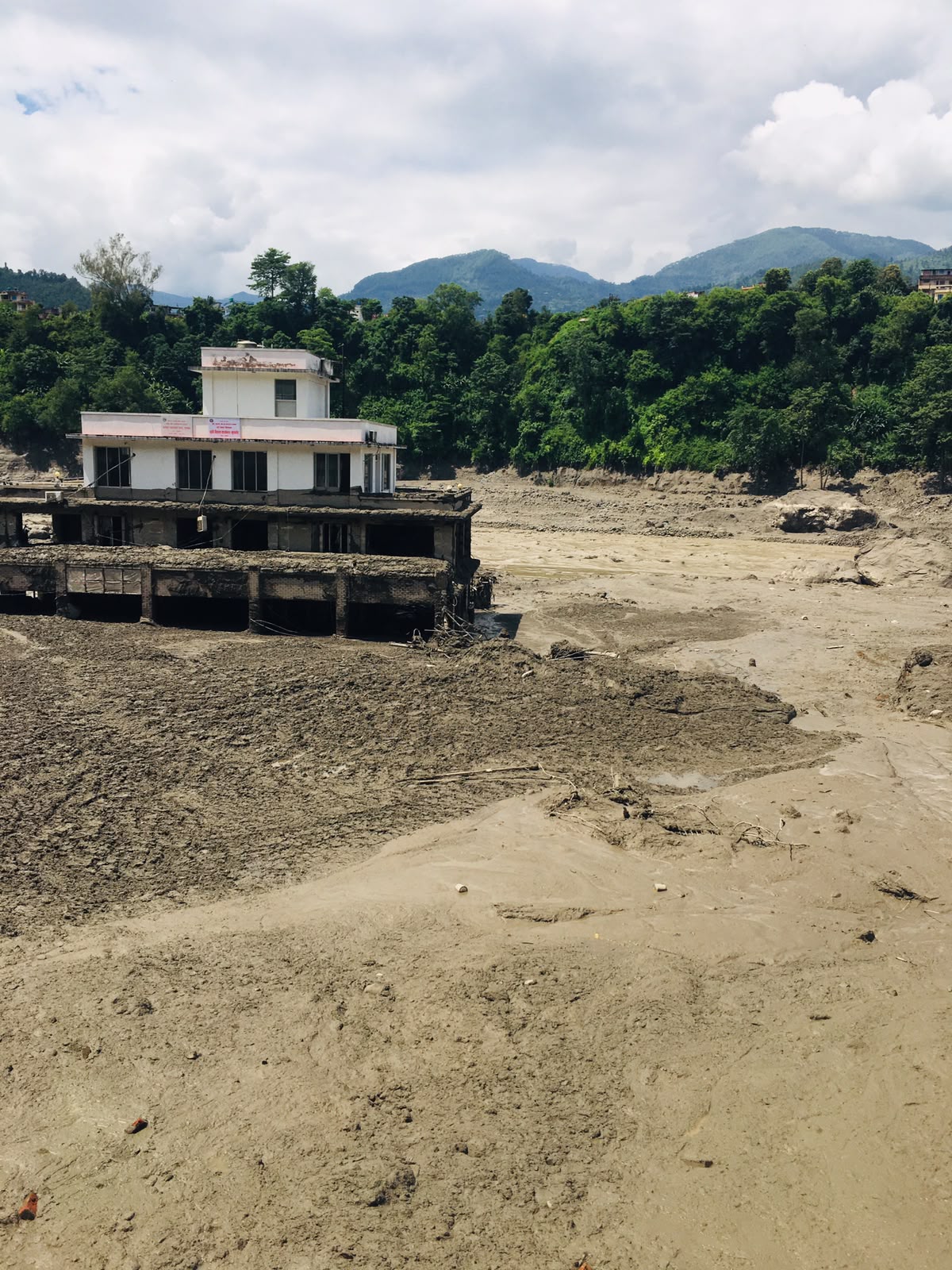 Bhotekoshi Flood in Rasuwa, Nepal