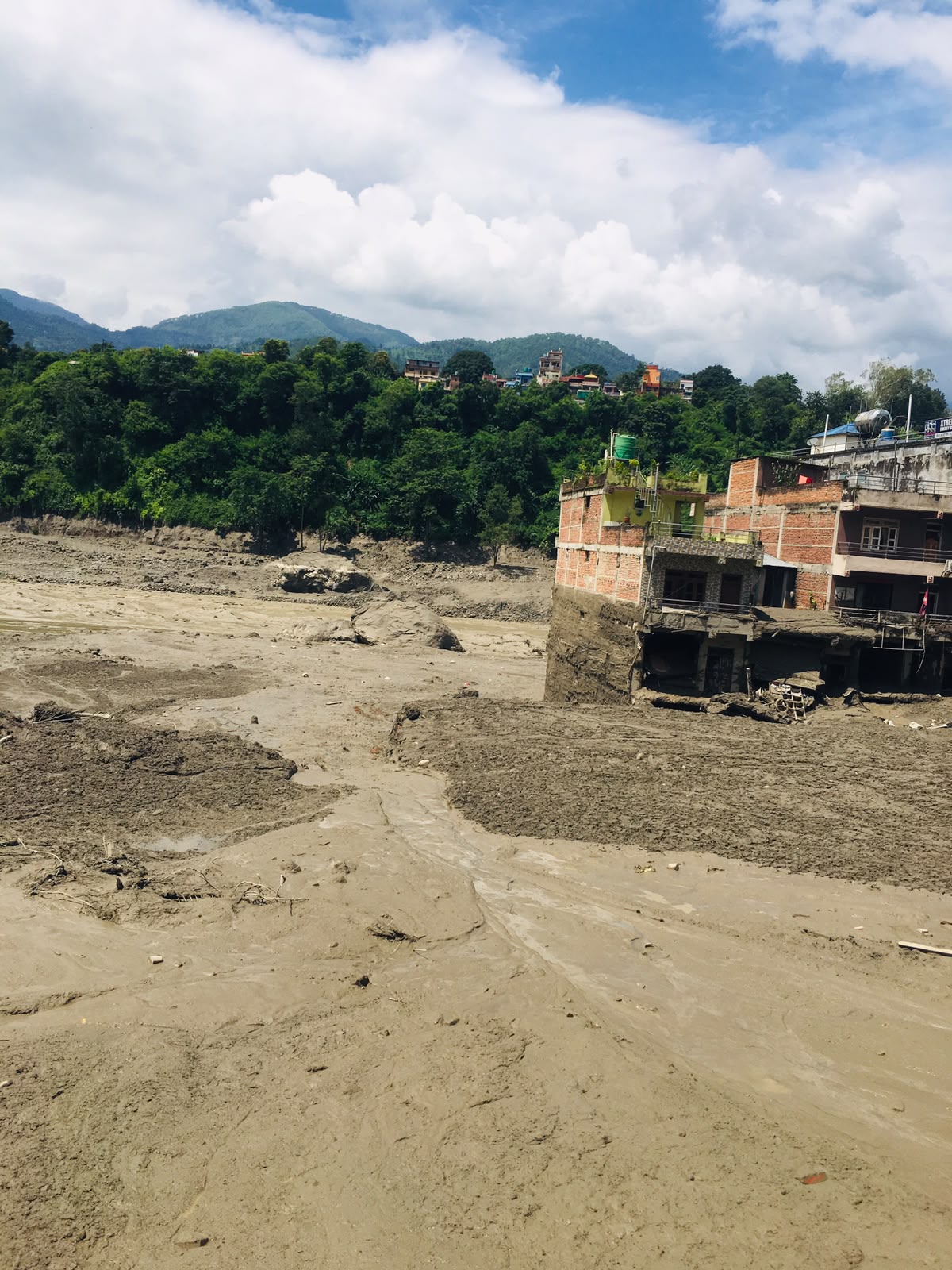 Bhotekoshi Flood in Rasuwa, Nepal